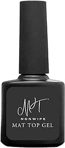 ジェルネイル《拭き取り不要のポリッシュタイプ》MAT TOP COAT GEL ノンワイプマットトップジェル（15mL）