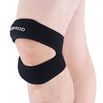 ADiPROD (1PCS) Adjustable Summer Knee Support Kneepad Patellar Loose to Prevent a Sprained Knee Arthritis Joint Effusion for Running Ball Outdoor Sports