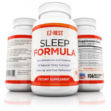 Natural Sleep Pills - Combat Insomnia and Night Anxiety Sleep Aid Increase Deeper REM Sleep Supplement Made in USA - Calming Night Time Anxiety and Stress Increase Sleep Quality Sleep Supplement Men Women