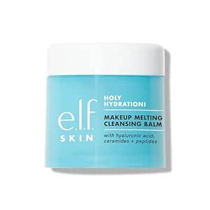 e.l.f. SKIN Holy Hydration! Makeup Melting Cleansing Balm JUMBO, Face Cleanser & Makeup Remover, Infused with Hyaluronic Acid to Hydrate Skin, 3.5 Oz