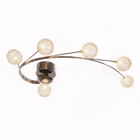 ANNT Modern Home Ceiling Light Fixture Flush Mount Chandeliers Lighting 6 Lights for Kitchen Dining Room Living Room65292Bulbs Included