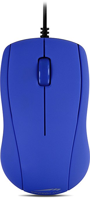 SPEEDLINK Snappy Wired USB 1000dpi Optical Three-Button Mouse - Blue