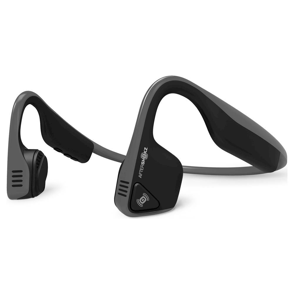 AfterShokz - Trekz Titanium Wireless Bone Conduction Open-Ear Headphones - Slate