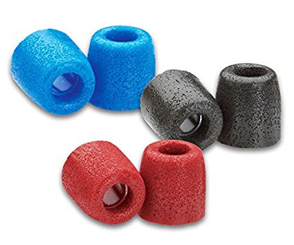 Comply Premium Replacement Foam Earphone Earbud Tips - Isolation T-400 (Multi-Color, 3-Pairs, Small)