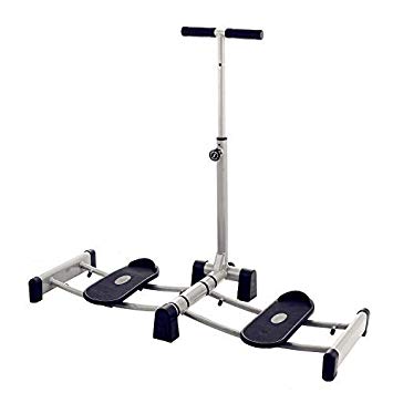 Happybuy Leg Exercise Machine Lower Body Work Out Trim Hips Foldable Leg Exerciser Thighs Exercise Fitness Stepper Gym Trainer Workout Trainer Machine
