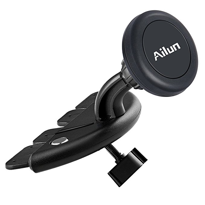 Car Phone Mount,CD Slot Magnetic Car mount, Magnet Key Holder,by Ailun,Universal for iPhoneX/8/7/6/6s Plus,Galaxy S7/S8/S9 plus,Google,LG,HTC and More Devices