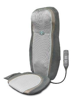 HoMedics 2-in-1 Gel Shiatsu Back and Shoulder Massage Cushion with Technogel