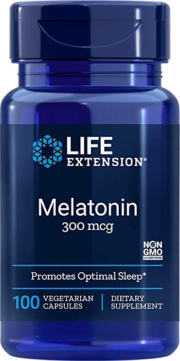 Life Extension Melatonin, 300 Mcg, 100 Capsules