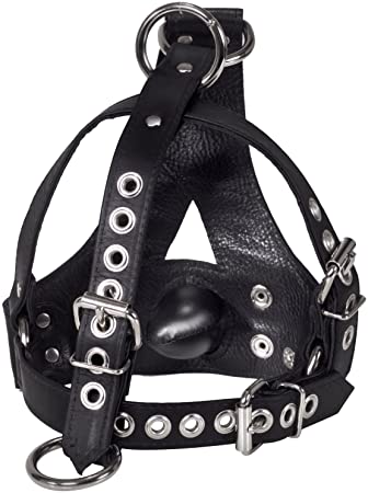 Strict Leather Bishop Head Harness with Removable Gag