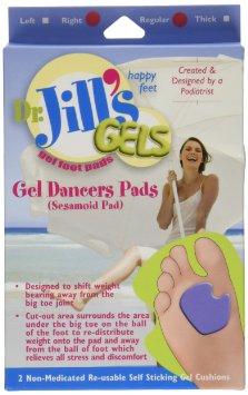 Dr. Jill's Gel Dancer's Pads (Right Foot)