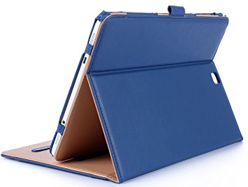 ProCase Samsung Galaxy Tab S2 9.7 Case - Leather Stand Folio Case Cover for Galaxy Tab S2 Tablet (9.7 Inch, SM-T810 T815 T813) - Navy