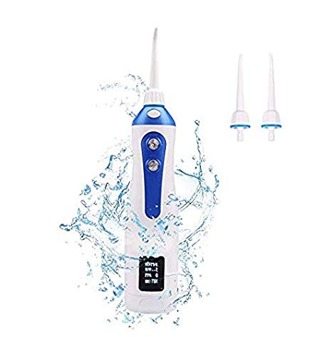 Smyidel Cordless Professional Water Flosser Handheld Oral Irrigator Teeth Cleaner Dental Flosser For Teeth/Braces/Bridges White
