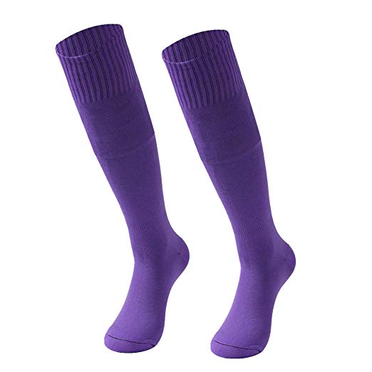 Soccer Socks Unisex,Vive Bears Knee High Sports Solid Long Tube Football Socks 2/6/10 Pack