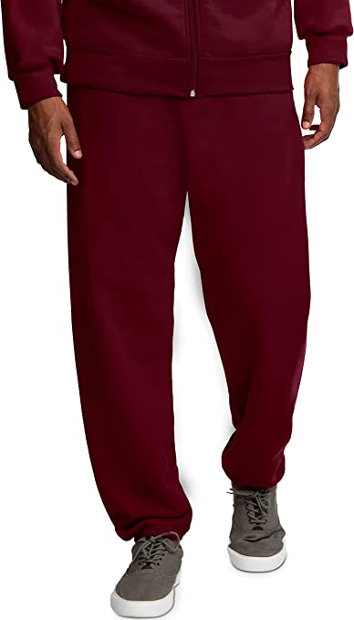 Fruit of the Loom Men's Eversoft Fleece Sweatpants with Pockets, Moisture Wicking & Breathable, Regular & Big Man Sizes