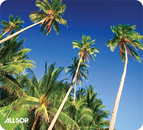 Allsop Nature's Smart Mouse Pad 60 % Recycled Content, Palm Trees (31427)