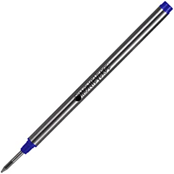Monteverde USA Rollerball Refill to Fit Montblanc Rollerball Pens - Fine Point, Blue (2 Pack) (M222BU)