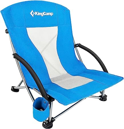 KingCamp KC3841 Camping Chair, One Size, Blue_Low BACK-1-USVC