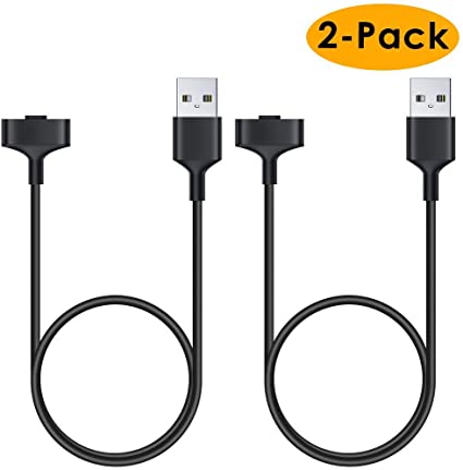 KIMILAR Charger compatible with Fitbit Ionic, (2 Pack) Replacement USB Charging Dock Charger Cable for Ionic Smart Watch