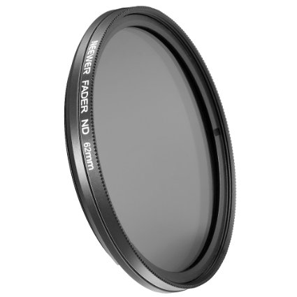 NEEWER 62mm ND Fader Neutral Density Adjustable Variable Filter ND2 to ND400