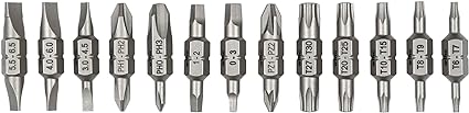 Double End Insert Bit Reload Set, 13 Piece