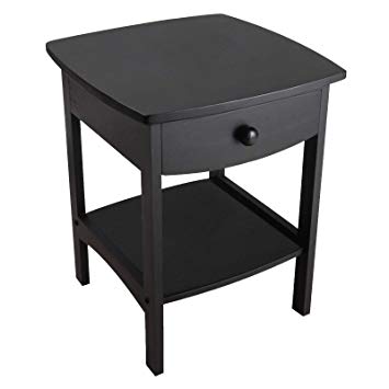 Winsome Wood 20218 Claire Accent Table, Black