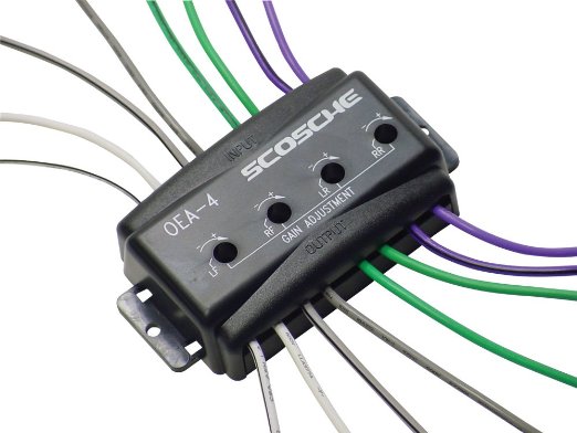 Scosche Oea4 4-Channel Adjustable Factory Amplifier Interface