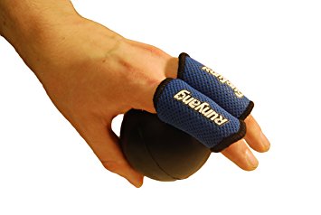 2x Provectus Neoprene Finger Protector Supports - Breathable Finger Sleeve Bandage Splint - Aids in relieving Arthritis, finger aches and pains - Aslo great grip, ideal for racket sports such as Tennis, Badminton Squash, appliances or can be used in the office or at home etc - MEDIUM