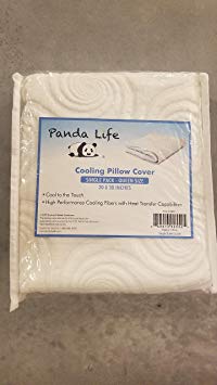 Panda Life Cooling Pillow Cover, Queen (20"x30")