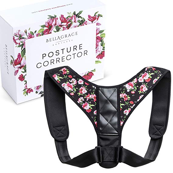 Posture Corrector for Women - Adjustable Back Brace Aid - Straightener for Slouching and Pain - Neck, Shoulders, Lumbar, Spine - Comfortable, Stylish Spinal Correctors for Adults