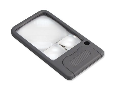 Carson Multi-Power LED Lighted Pocket Magnifiers for Reading, Inspection, Low Vision, Crafts, Hobby and Tasks (PM-33, PM-33MU)