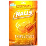 Halls Drops Honey-Lemon 80 Count