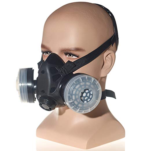 HXMY Anti-Dust Paint Respirator Reusable Face Mask
