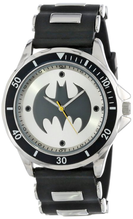 Batman Men's BAT9062 Analog Watch With Black Rubber Band
