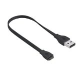 Getwow USB Replacement Charger Charging Cable for Fitbit Force and Fitbit Charge Bracelet Wristband Wireless Activity Wristband Black