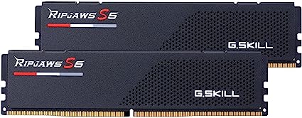 G.Skill RipJaws S5 Series (Intel XMP) 64GB (2 x 32GB) 288-Pin SDRAM DDR5 5600 CL28-34-34-89 1.35V Dual Channel Desktop Memory F5-5600J2834F32GX2-RS5K (Matte Black)