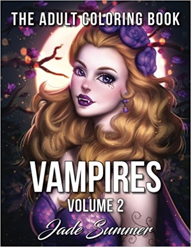 Vampires: Adult Coloring Books (Volume 2)