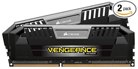 Corsair Vengeance Pro 16GB (2x8GB) DDR3 DRAM 2133MHz (PC3 17000) C11 Memory Kit - Black 1.5V