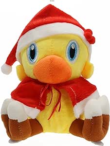 Santa Clause Chocobo Plush Toy Doll 7"
