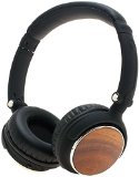 Symphonized Sensation Premium Wireless Genuine Wood Headphones Walnut