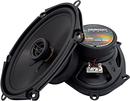 Harmony Audio HA-R68 Car Stereo Rhythm Series 5x7 6x8 Replacement 225W Speakers