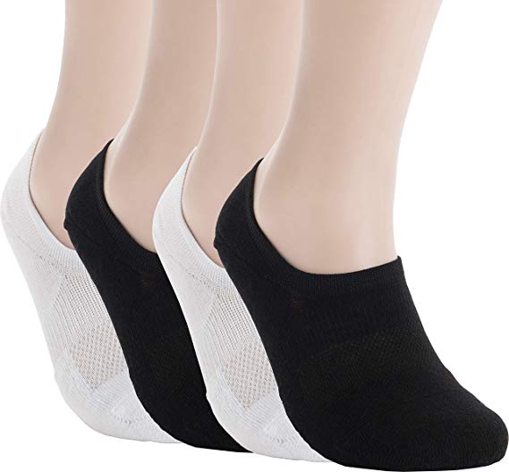 Pro Mountain No Show Flat Cushion Athletic Cotton Footies Sneakers Sports Socks
