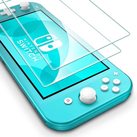 ESR Screen Protector for the Nintendo Switch Lite, [Scratch-Resistant] [HD Clarity] [Force Resistant Up to 5 kg] Premium Clear Tempered Glass Screen Protector for Nintendo Switch Lite (2 Pack)