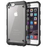 iPhone 6  iPhone 6S Case - Poetic Affinity Series- TPU Grip Bumper Corner Protection Protective Hybrid Case for Apple iPhone 6 2014iPhone 6S 2015 Black 3 Year Manufacturer Warranty From Poetic