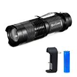 OxyLED MD20 Adjustable Focus Cree LED Flashlight Ultra Bright Batteries Included