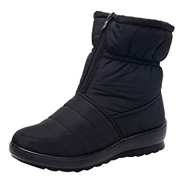 Women's Ladies Winter Waterproof Thermal Martin Short Thickened Snow Boots Footwear Warm Shoes
