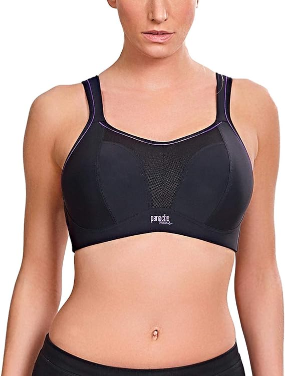 Panache Non-Wire Sports Bra (7341)- Retro Navy