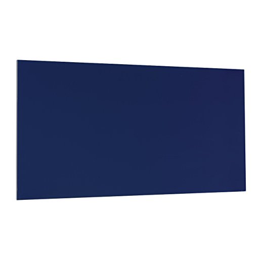 STEELMASTER Magnetic Board with Dry-Erase Pad, Pen and Magnets, 14 x 30 Inches, Blue (270163008)