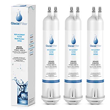 Cleaning impurities 4396841 EDR3RXD1 Cap Water Filter Replacement, Compatible with 4396710 Refrigerator Water Filter 3 Kenmore 9083, 9030 3-Pack