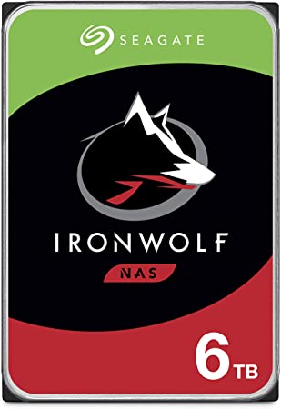 Seagate IronWolf 6TB NAS Internal Hard Drive HDD – 3.5 Inch SATA 6Gb/s 5600 RPM 256MB Cache for RAID Network Attached Storage – Frustration Free Packaging (ST6000VN004)