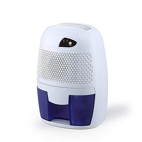 FociPow Dehumidifier, Compact Portable Electric Mini Dehumidifier for Living Room Bathroom Kitchen Garage